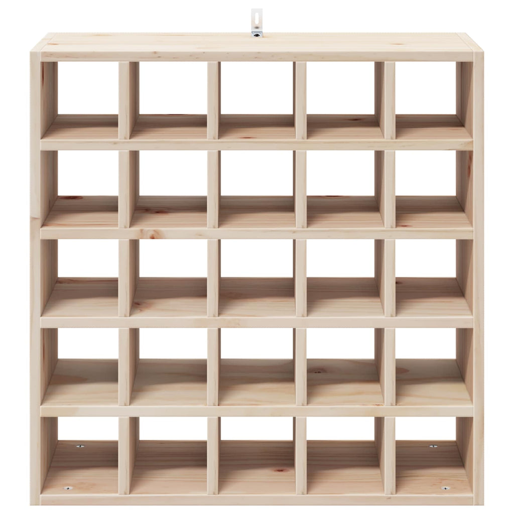vidaXL Regał na wino 2 pcs Naturalny 56 x 25 x 56 cm