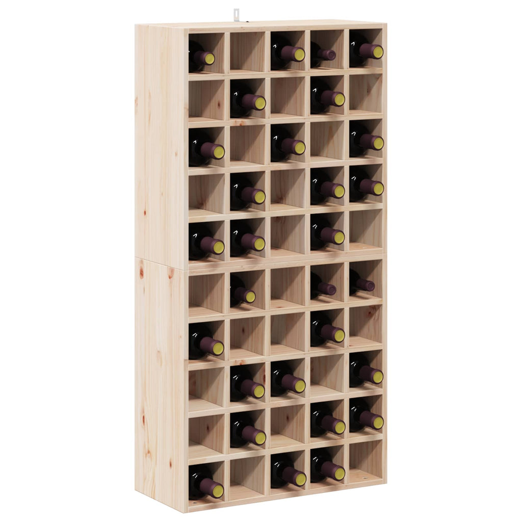 vidaXL Regał na wino 2 szt. Naturalny 56 x 25 x 56 cm