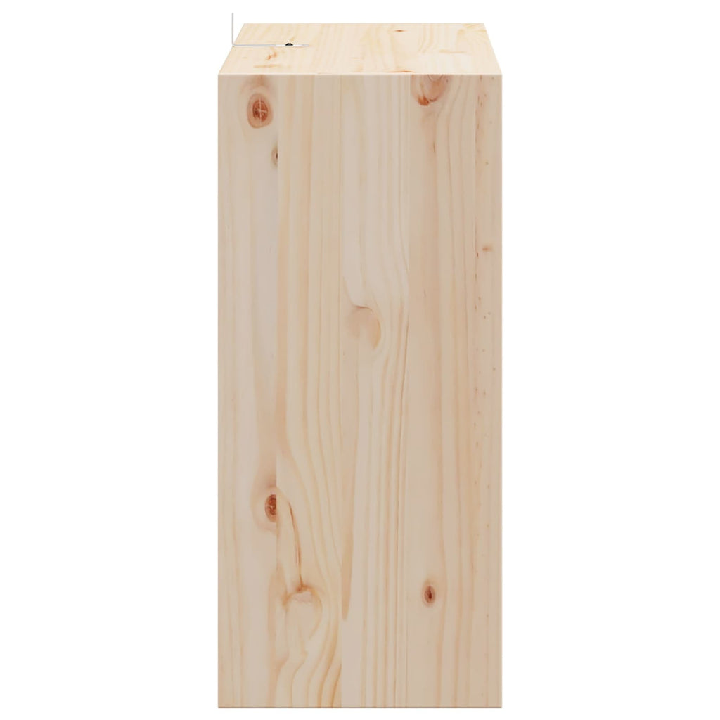 vidaXL Regał na wino 2 pcs Naturalny 56 x 25 x 56 cm
