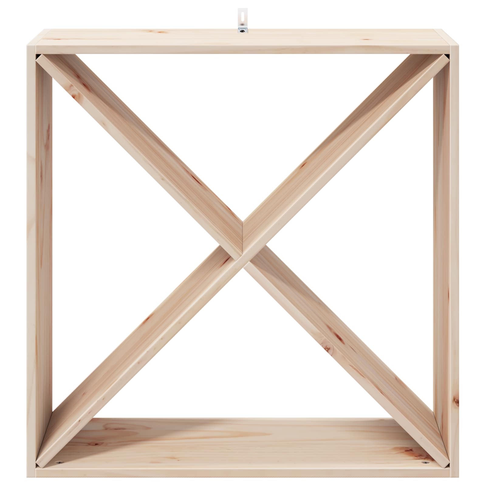 vidaXL Regał na wino 4 pcs Naturalny 62 x 25 x 62 cm