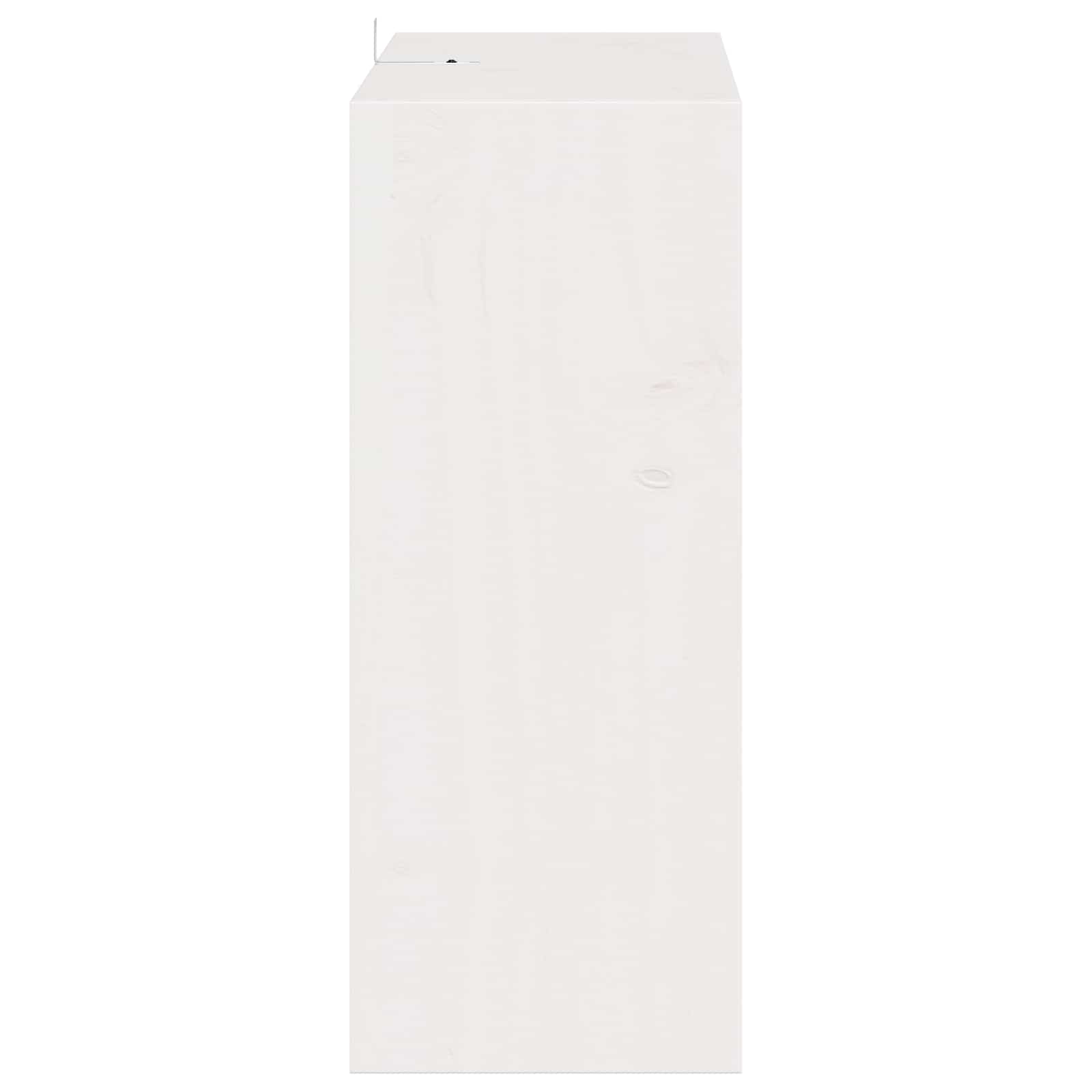 vidaXL Regał na wino 4 pcs Biały 62 x 25 x 62 cm Lite drewno sosnowe