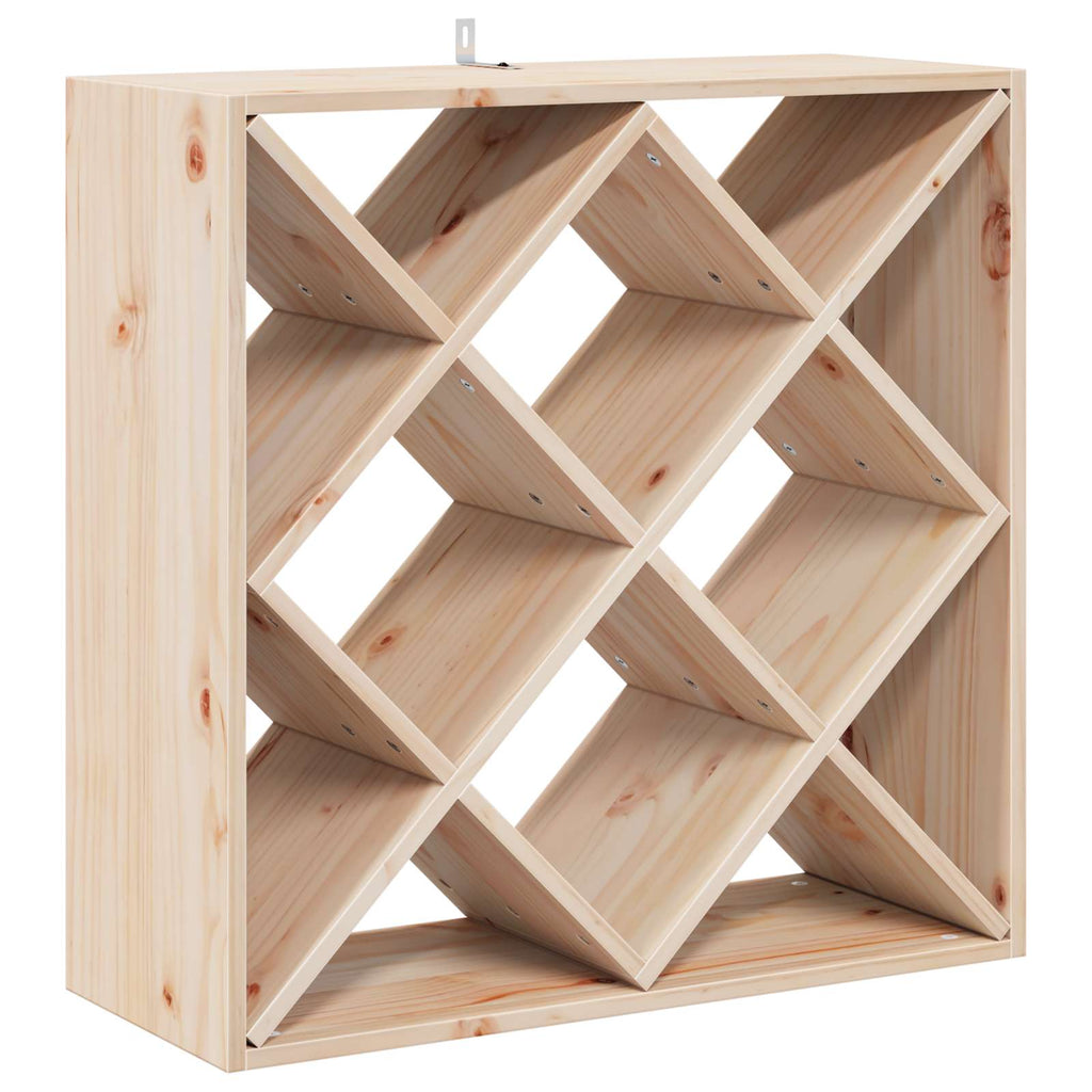 vidaXL Regał na wino 2 pcs Naturalny 62 x 25 x 62 cm