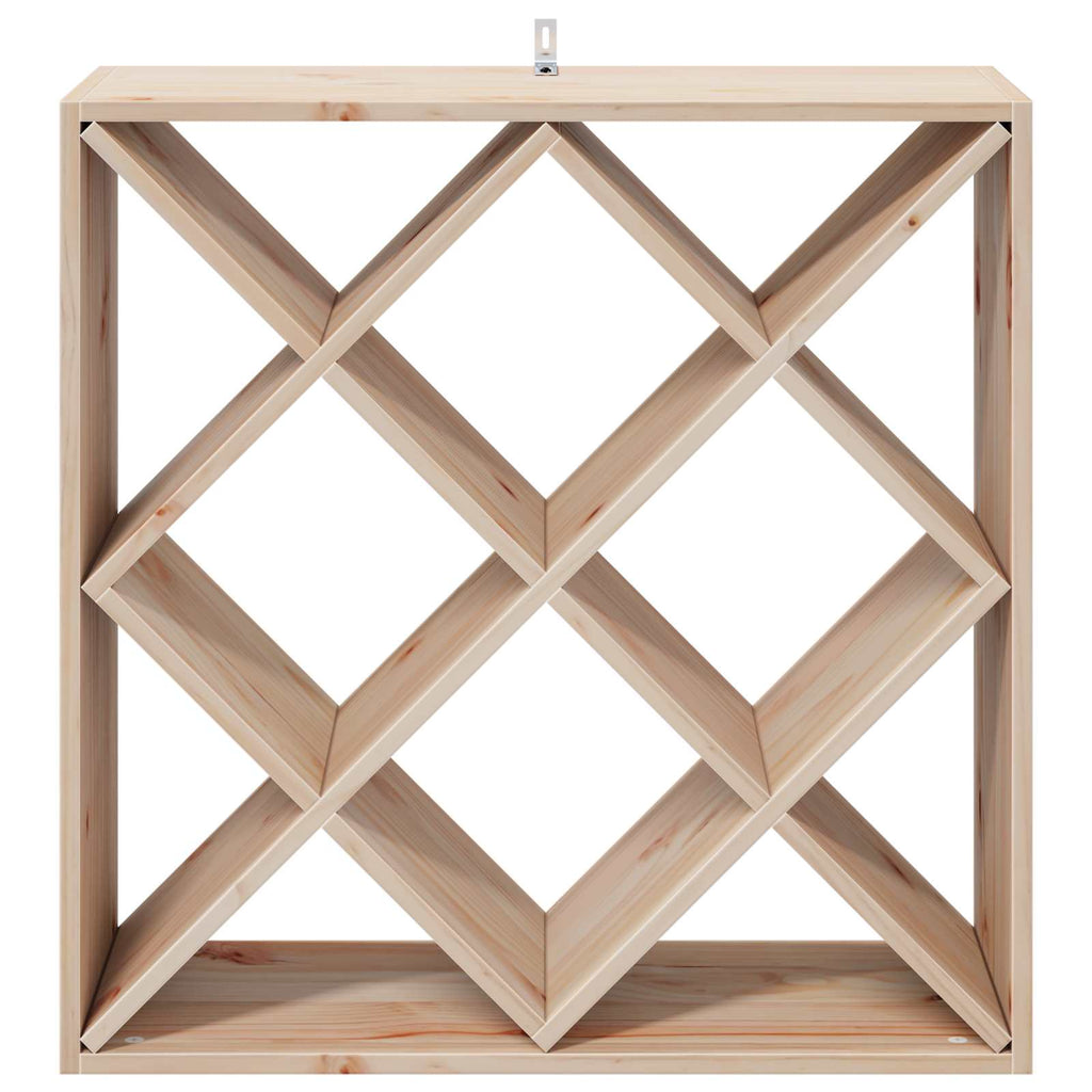 vidaXL Regał na wino 2 pcs Naturalny 62 x 25 x 62 cm