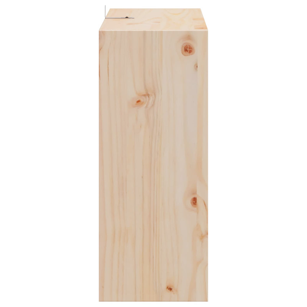 vidaXL Regał na wino 2 pcs Naturalny 62 x 25 x 62 cm