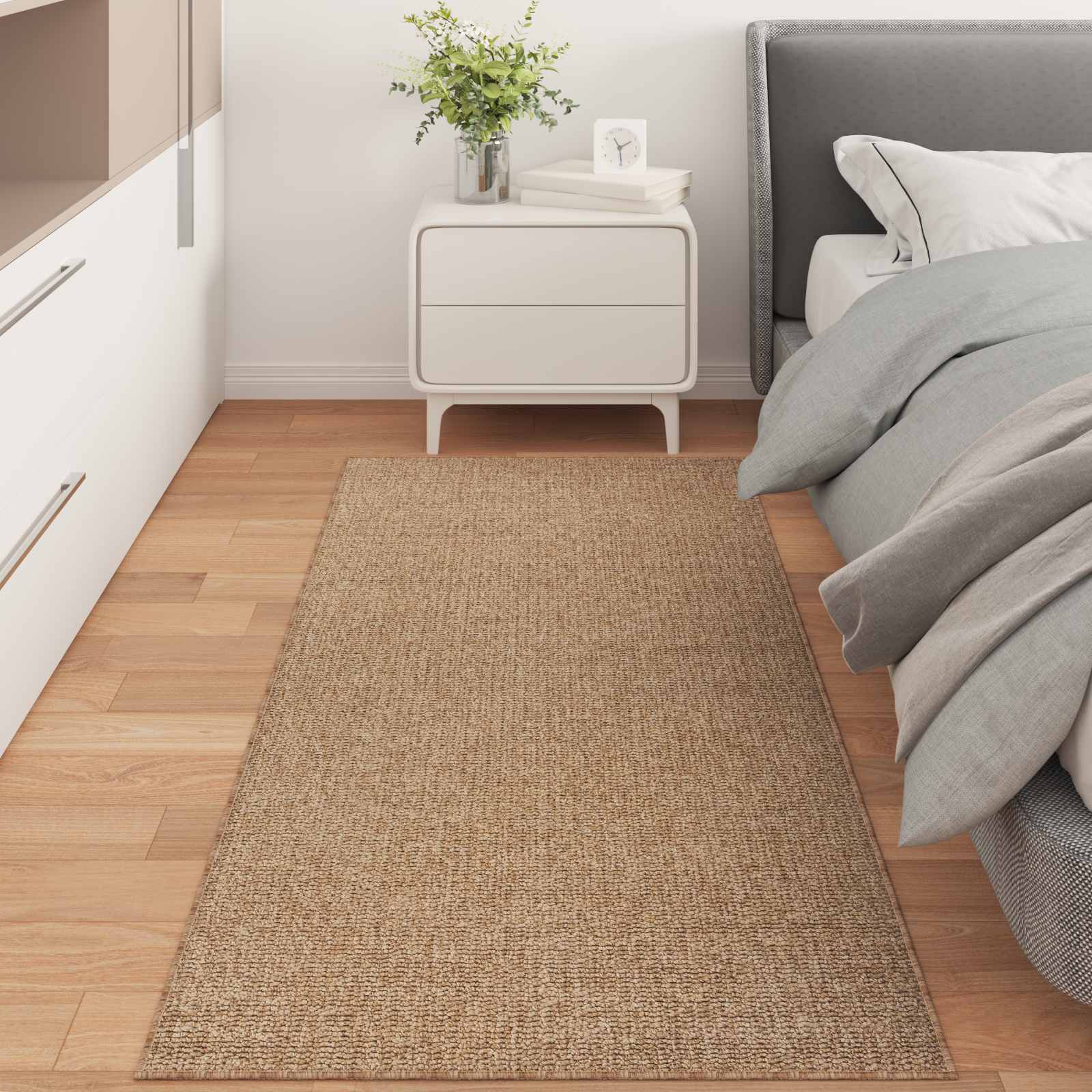 vidaXL Dywany pokojowe AGIRA Naturalny 150 x 80 cm Poliester