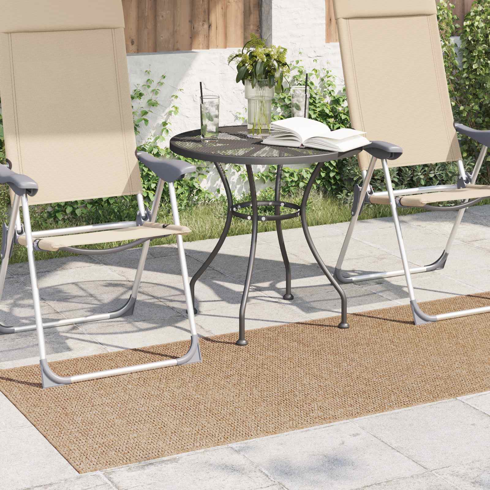vidaXL Dywany pokojowe AGIRA Naturalny 200 x 80 cm Poliester