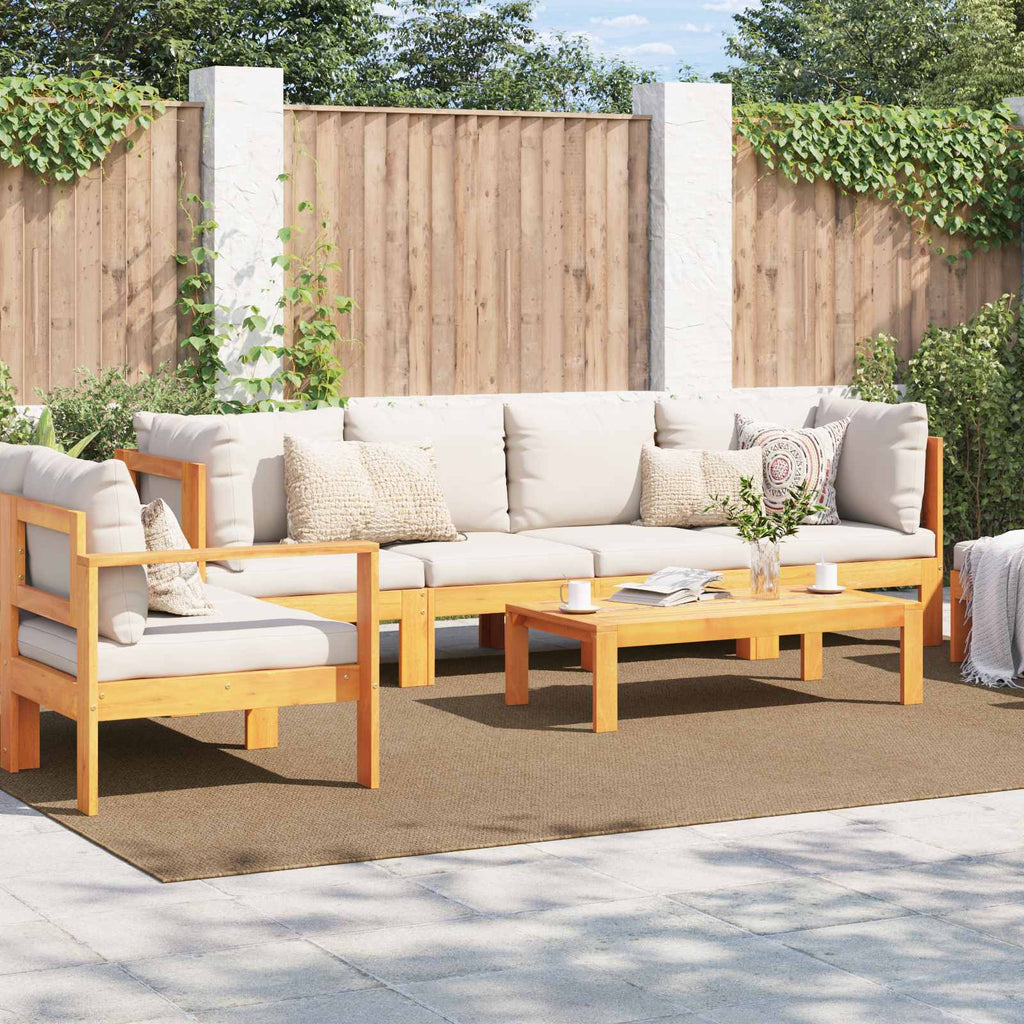 vidaXL Dywany pokojowe AGIRA Naturalny 280 x 200 cm Poliester
