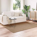 vidaXL Dywany pokojowe Kwadrat AGIRA Naturalny 200 x 200 cm Poliester