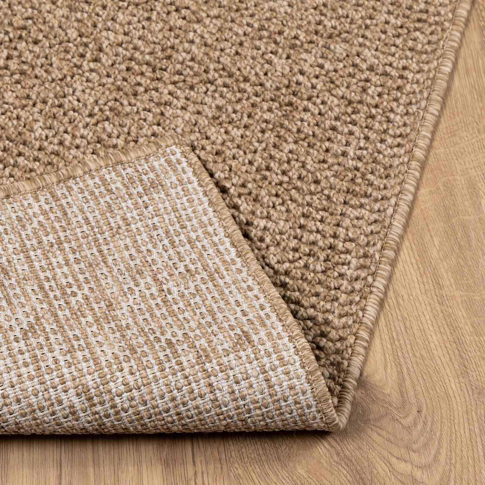 vidaXL Dywany pokojowe Kwadrat AGIRA Naturalny 240 x 240 cm Poliester