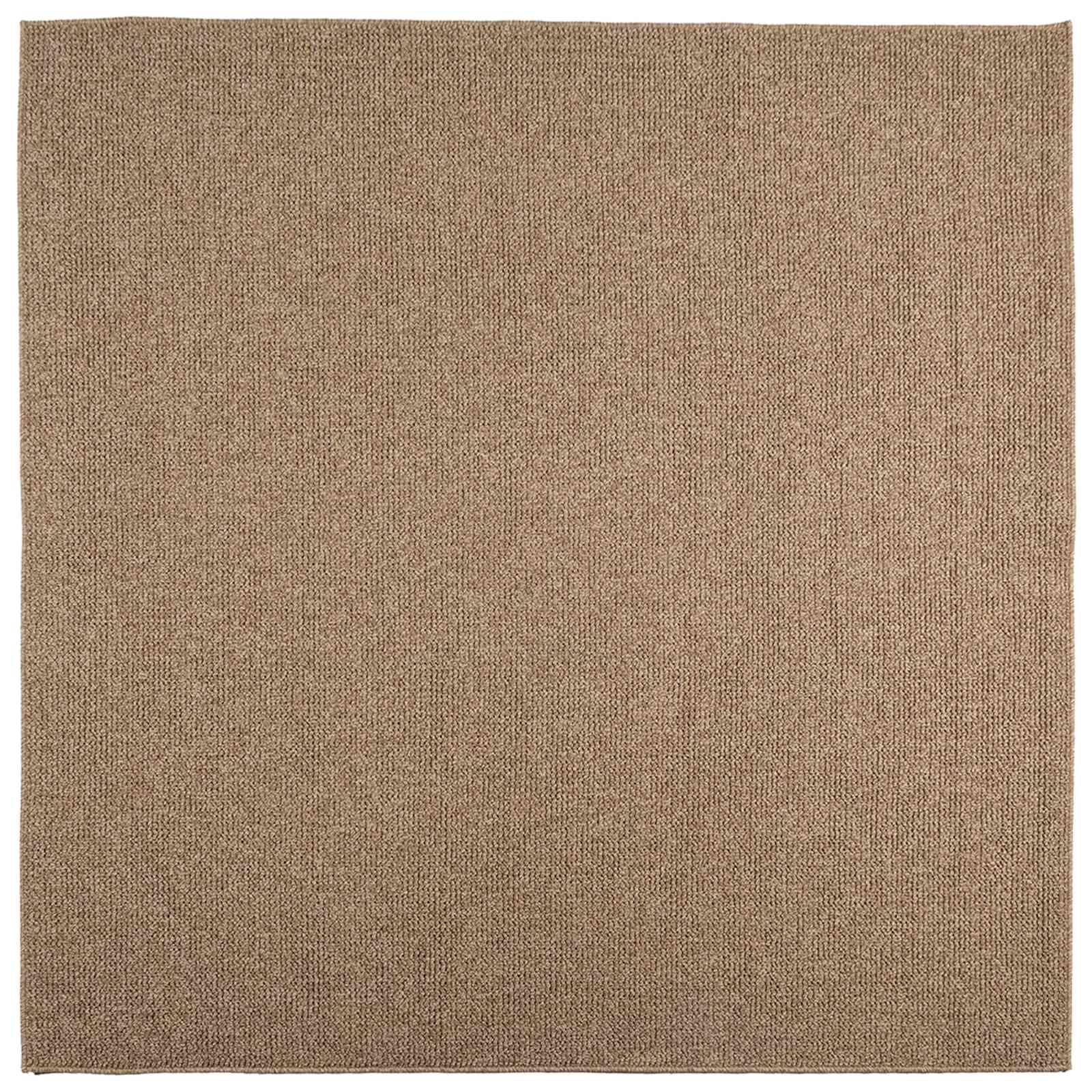 vidaXL Dywany pokojowe Kwadrat AGIRA Naturalny 240 x 240 cm Poliester