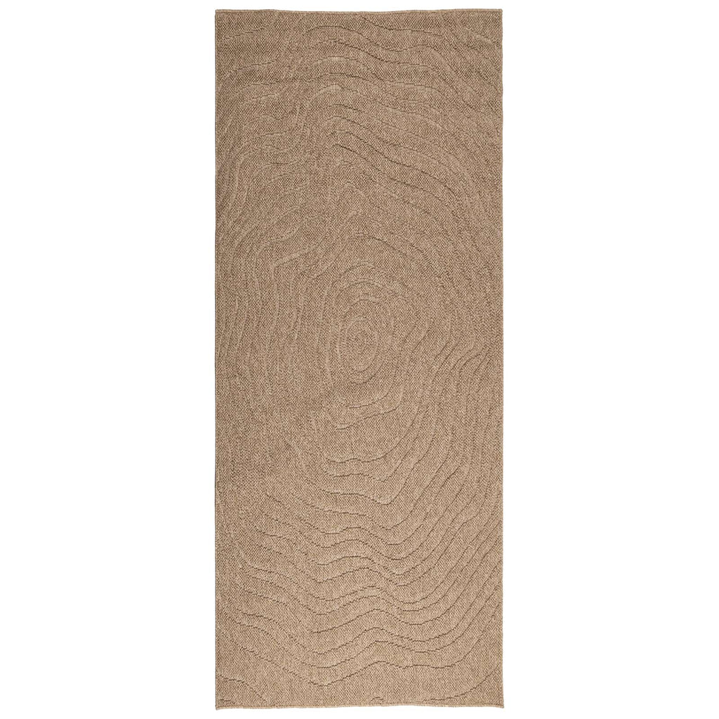 vidaXL Dywany pokojowe Moiré AGIRA Naturalny 200 x 80 cm Poliester