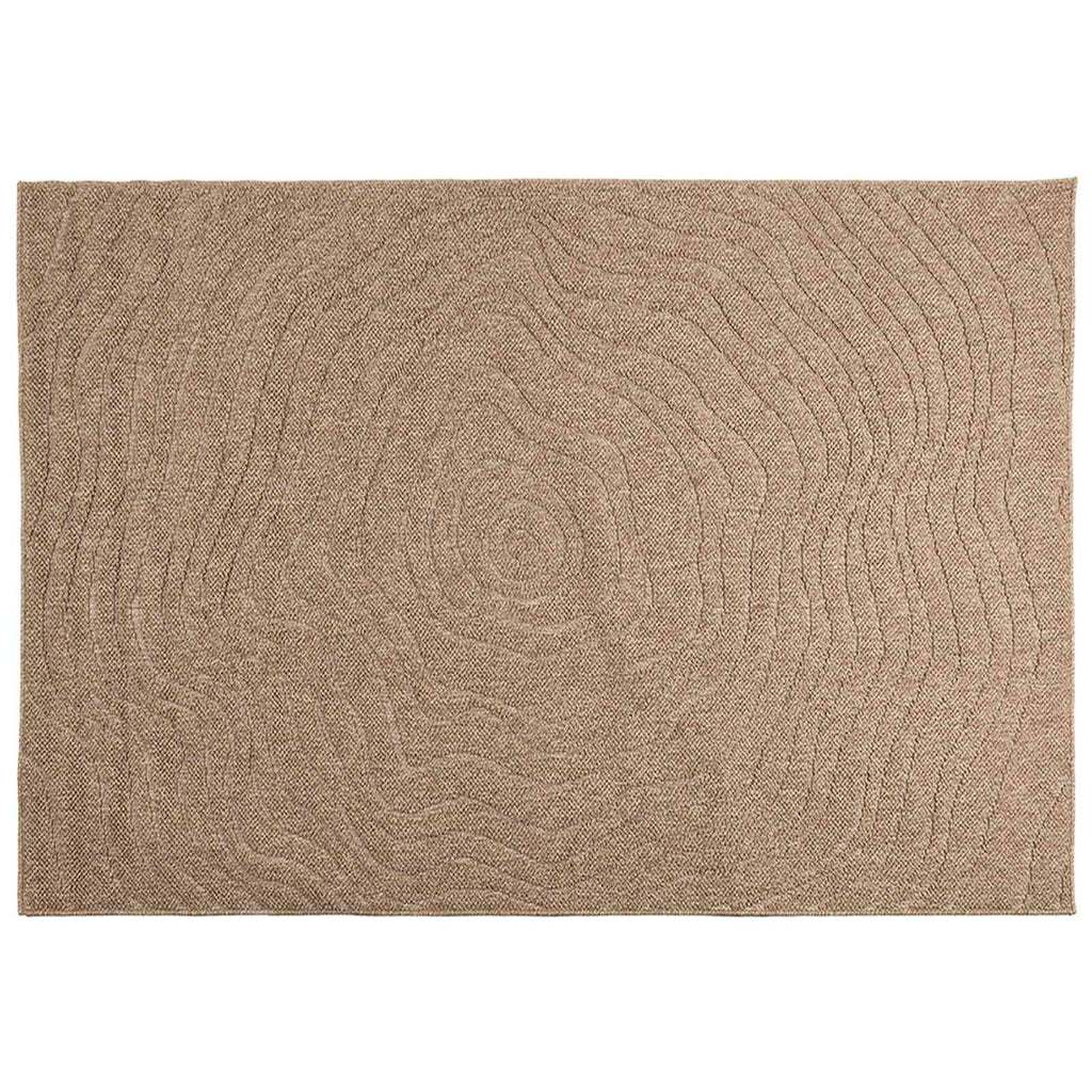 vidaXL Dywany pokojowe Moiré AGIRA Naturalny 170 x 120 cm Poliester