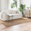 vidaXL Dywany pokojowe Moiré AGIRA Naturalny 230 x 160 cm Poliester
