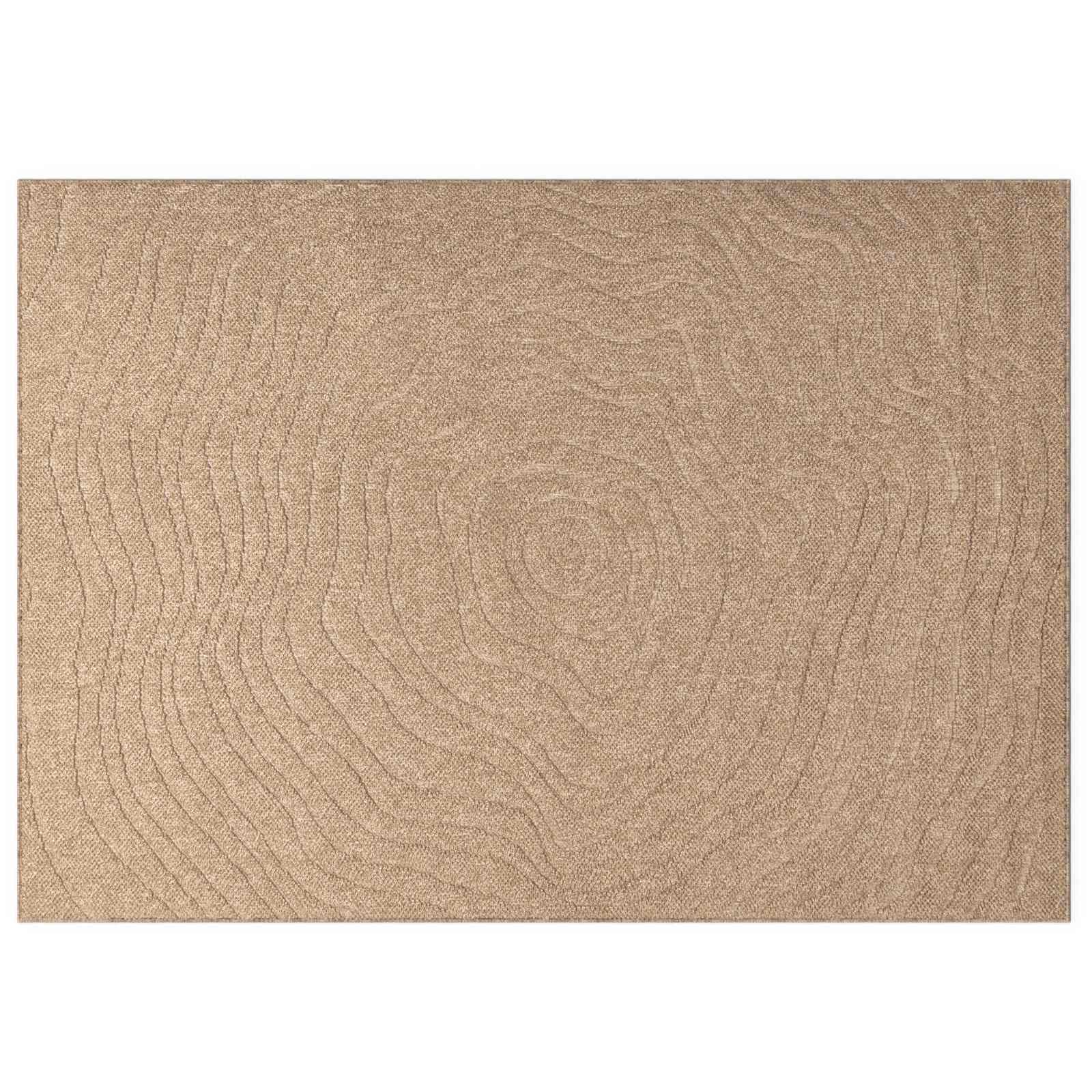 vidaXL Dywany pokojowe Moiré AGIRA Naturalny 280 x 200 cm Poliester
