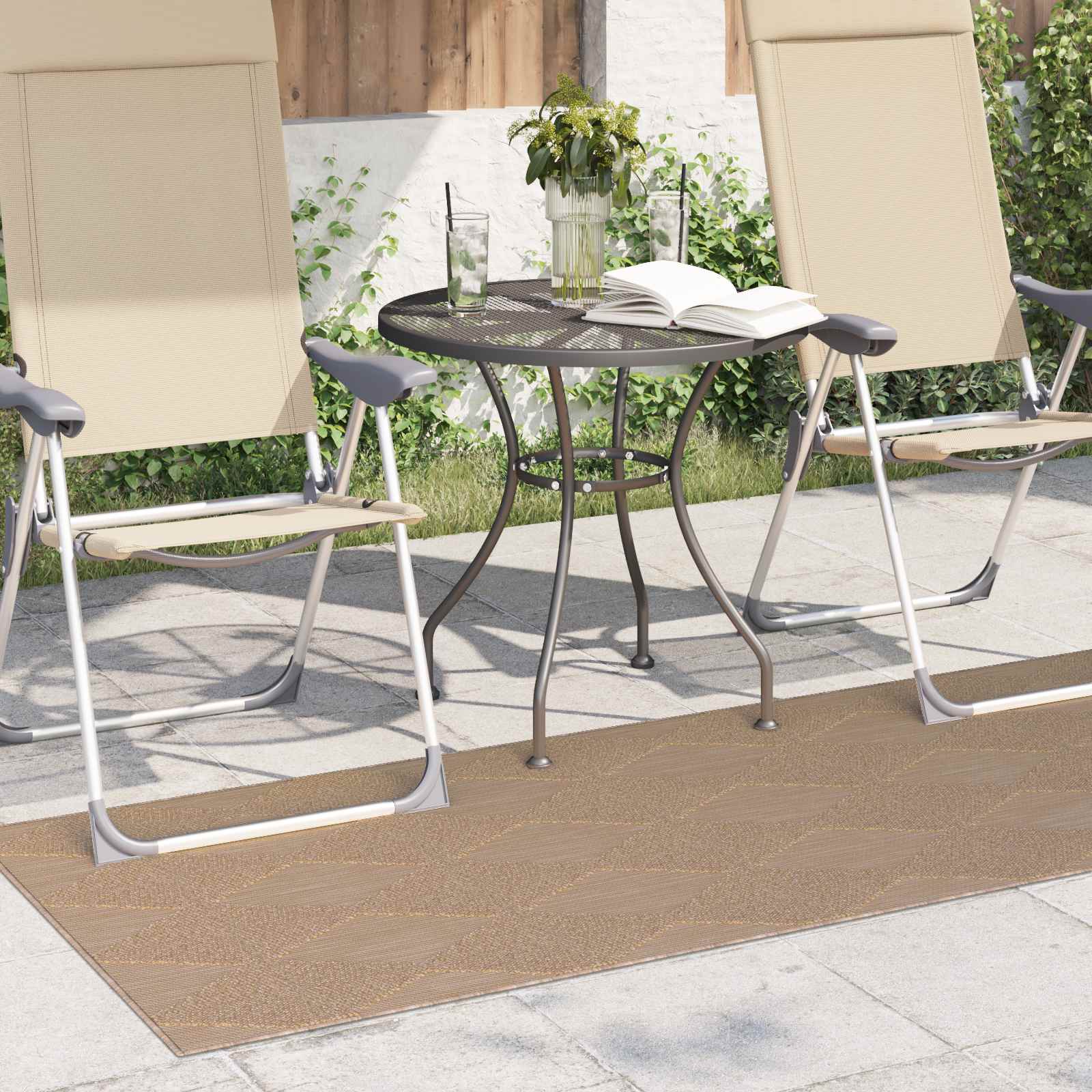 vidaXL Dywany pokojowe AGIRA Naturalny 150 x 80 cm Poliester
