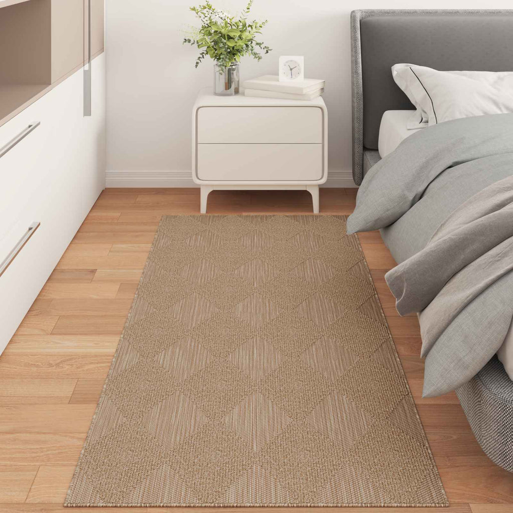 vidaXL Dywany pokojowe AGIRA Naturalny 200 x 80 cm Poliester
