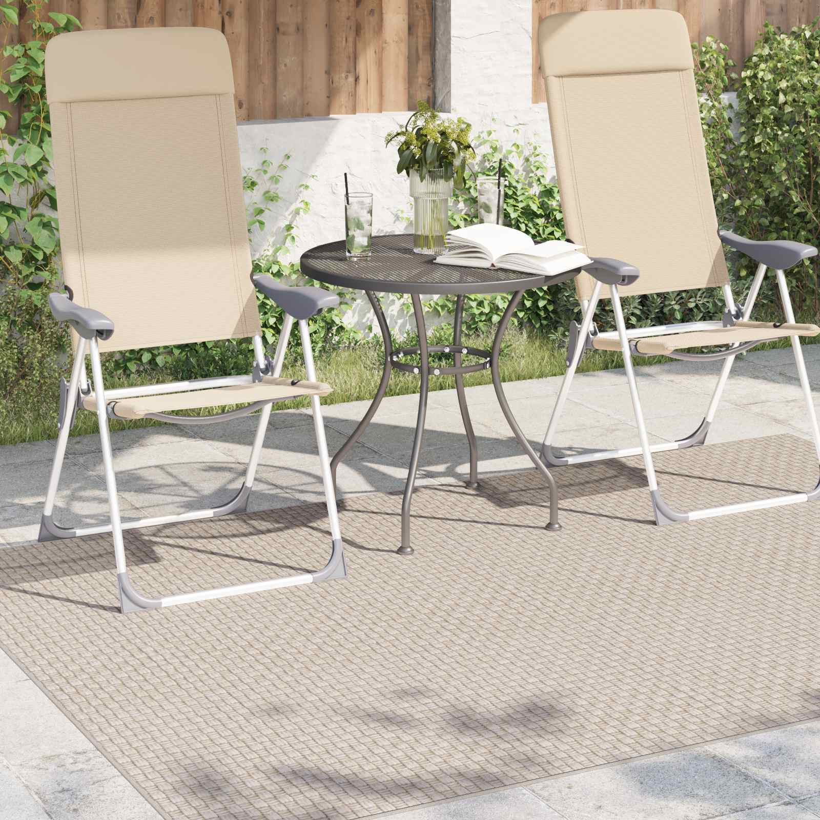 vidaXL Dywany pokojowe Prostokątny FARO Kremowy 200 x 140 cm Poliester