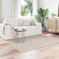 vidaXL Dywany pokojowe Kwadrat FARO Kremowy 200 x 200 cm Poliester