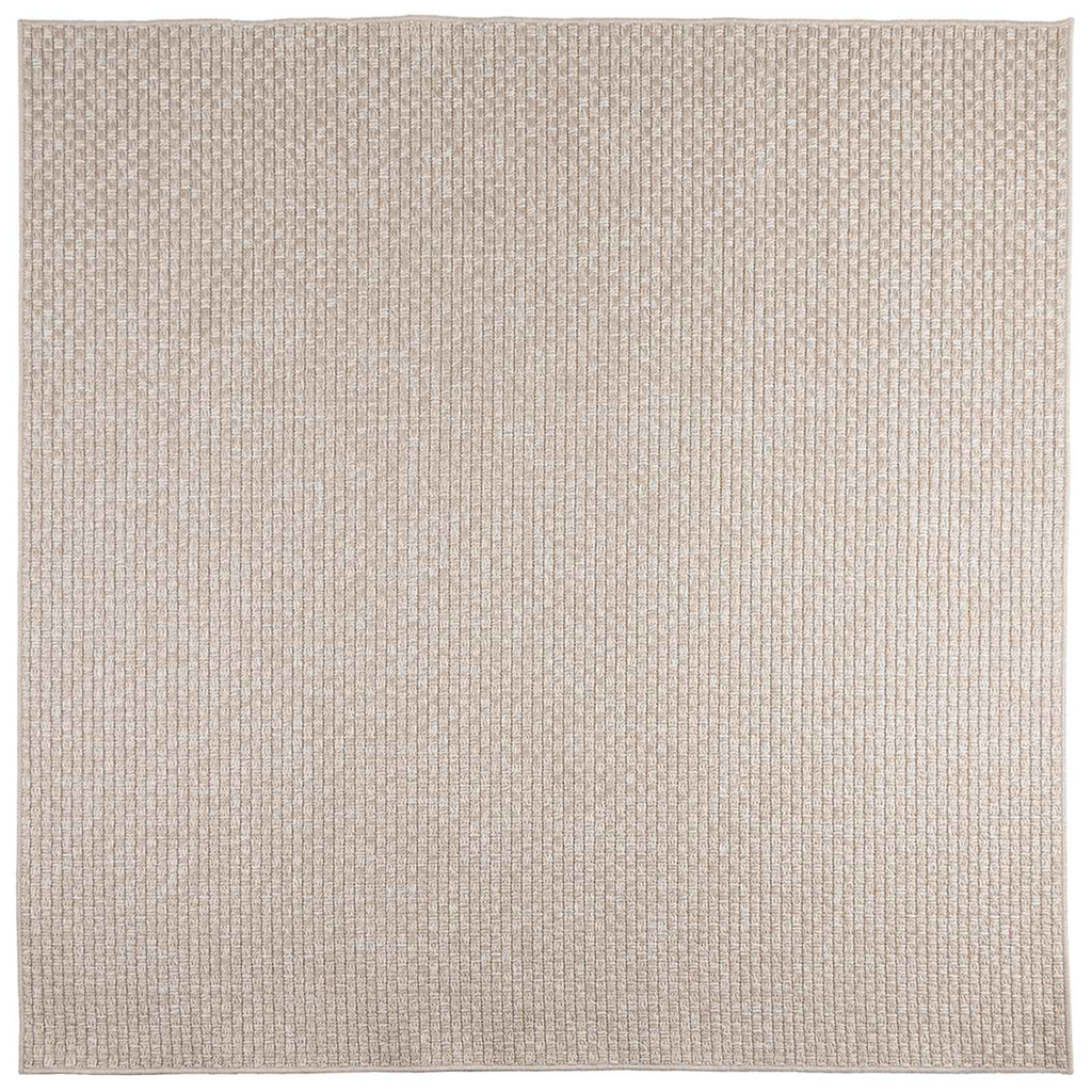 vidaXL Dywany pokojowe Kwadrat FARO Kremowy 200 x 200 cm Poliester