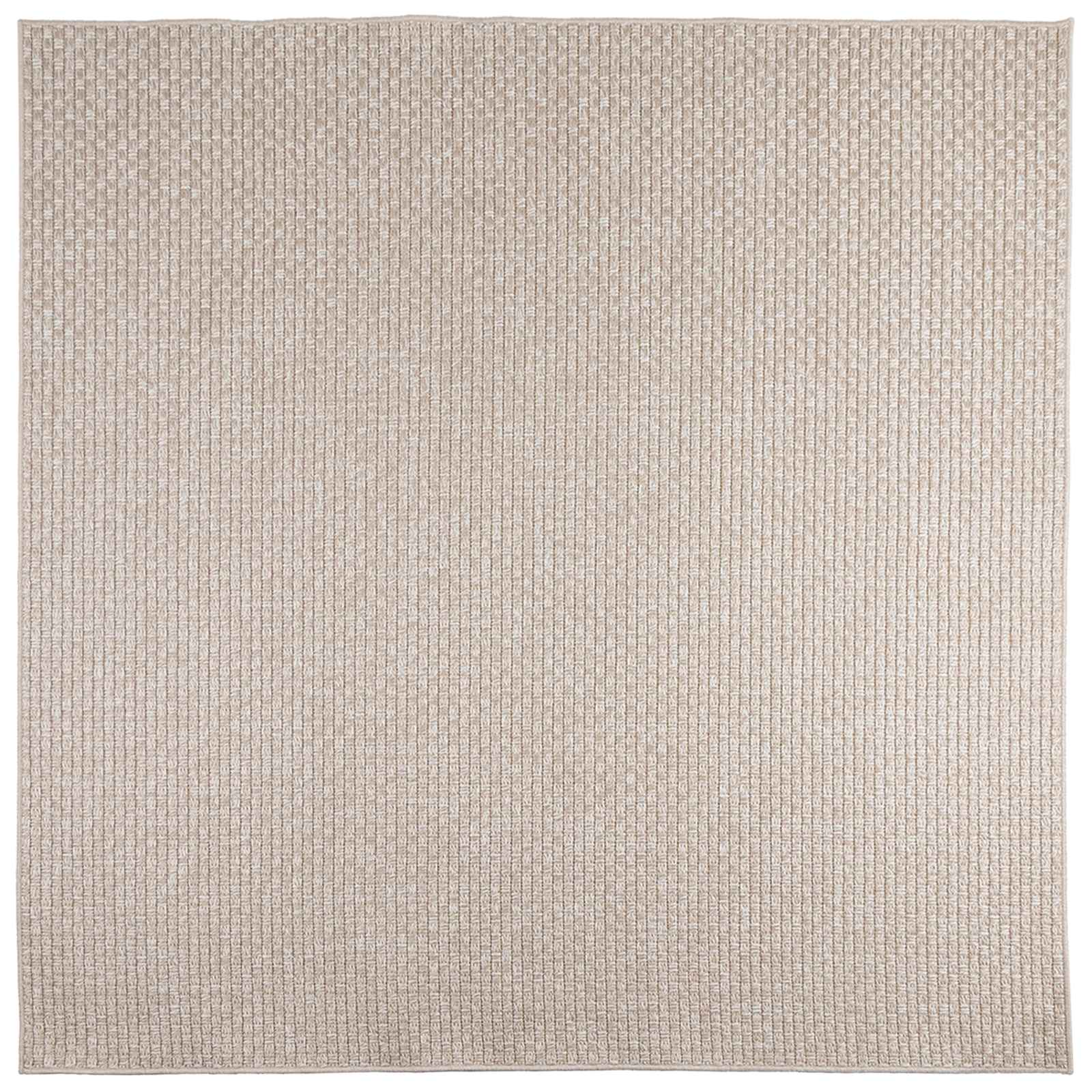 vidaXL Dywany pokojowe Kwadrat FARO Kremowy 200 x 200 cm Poliester
