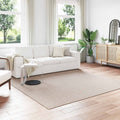 vidaXL Dywany pokojowe Kwadrat FARO Kremowy 240 x 240 cm Poliester