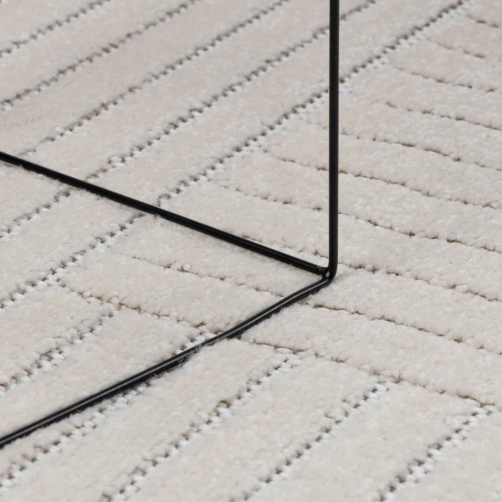 vidaXL Dywany pokojowe PALMERAS Kremowy 200 x 80 cm Poliester