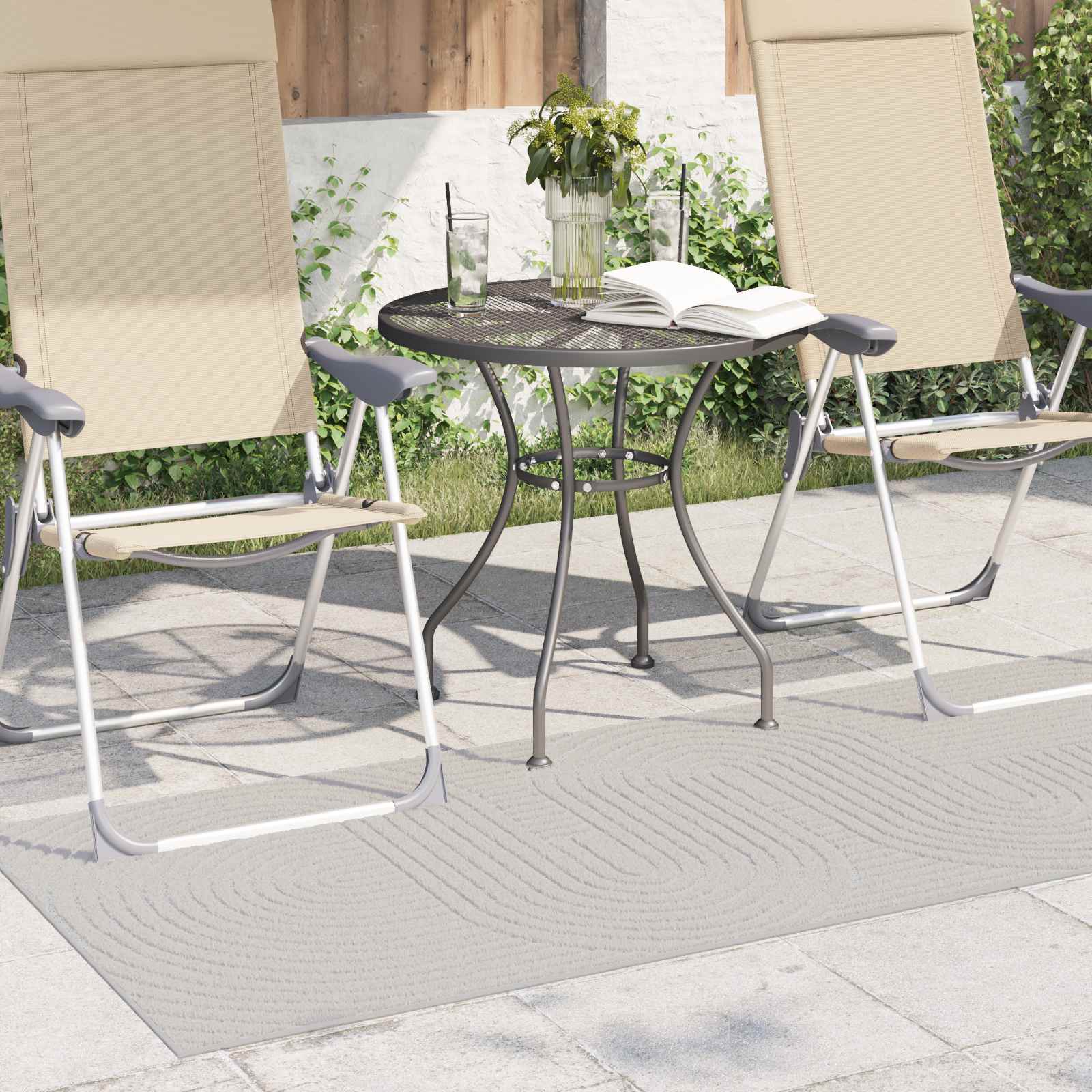 vidaXL Dywany pokojowe PALMERAS Kremowy 200 x 80 cm Poliester