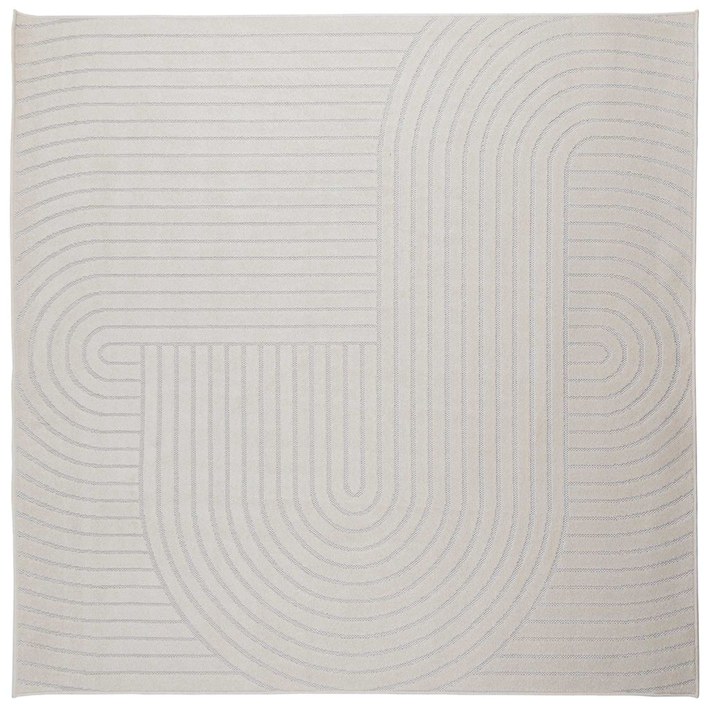 vidaXL Dywany pokojowe Kwadrat PALMERAS Kremowy 120 x 120 cm Poliester