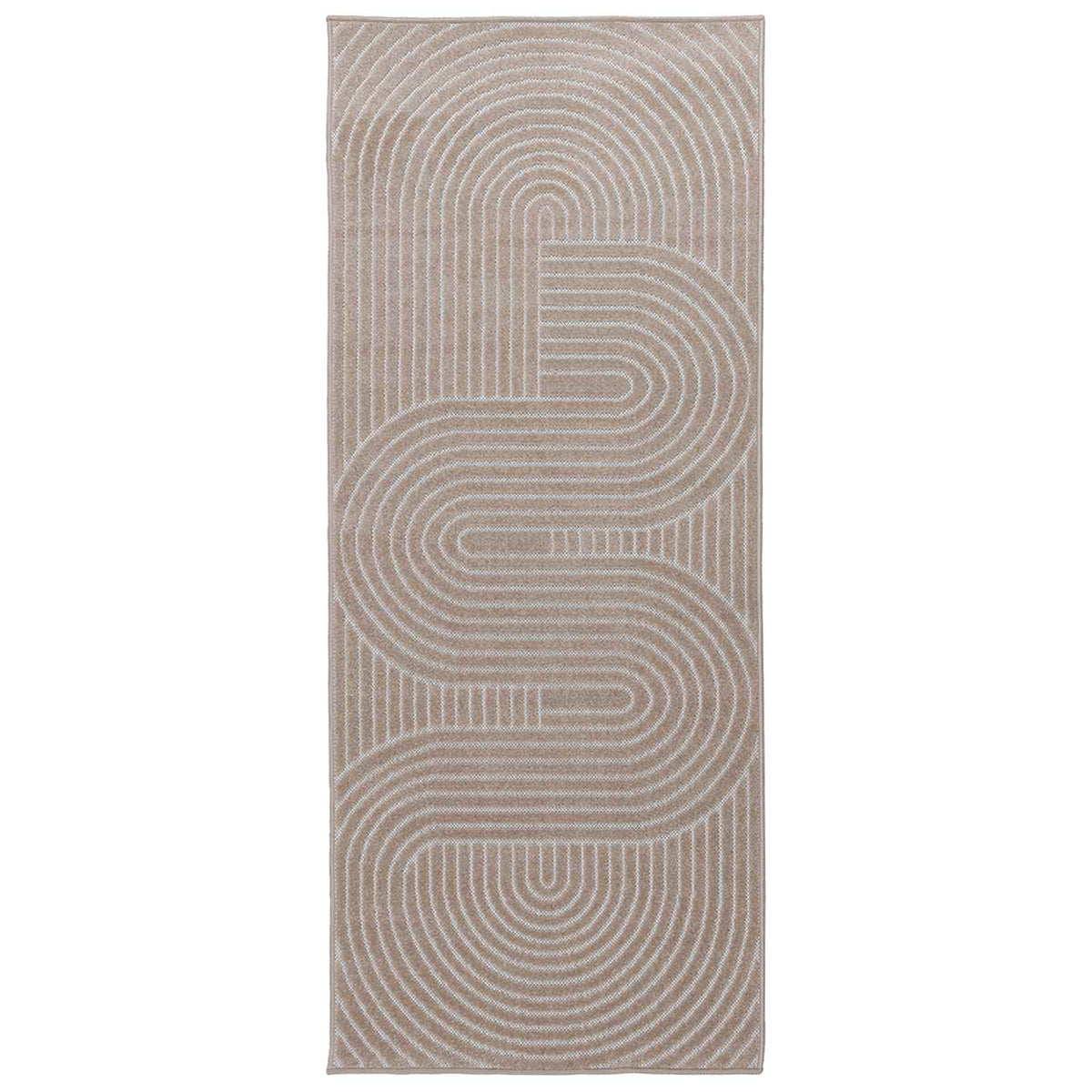 vidaXL Dywan wewnętrzny i zewnętrzny PALMERAS Beżowy 80 x 200 cm