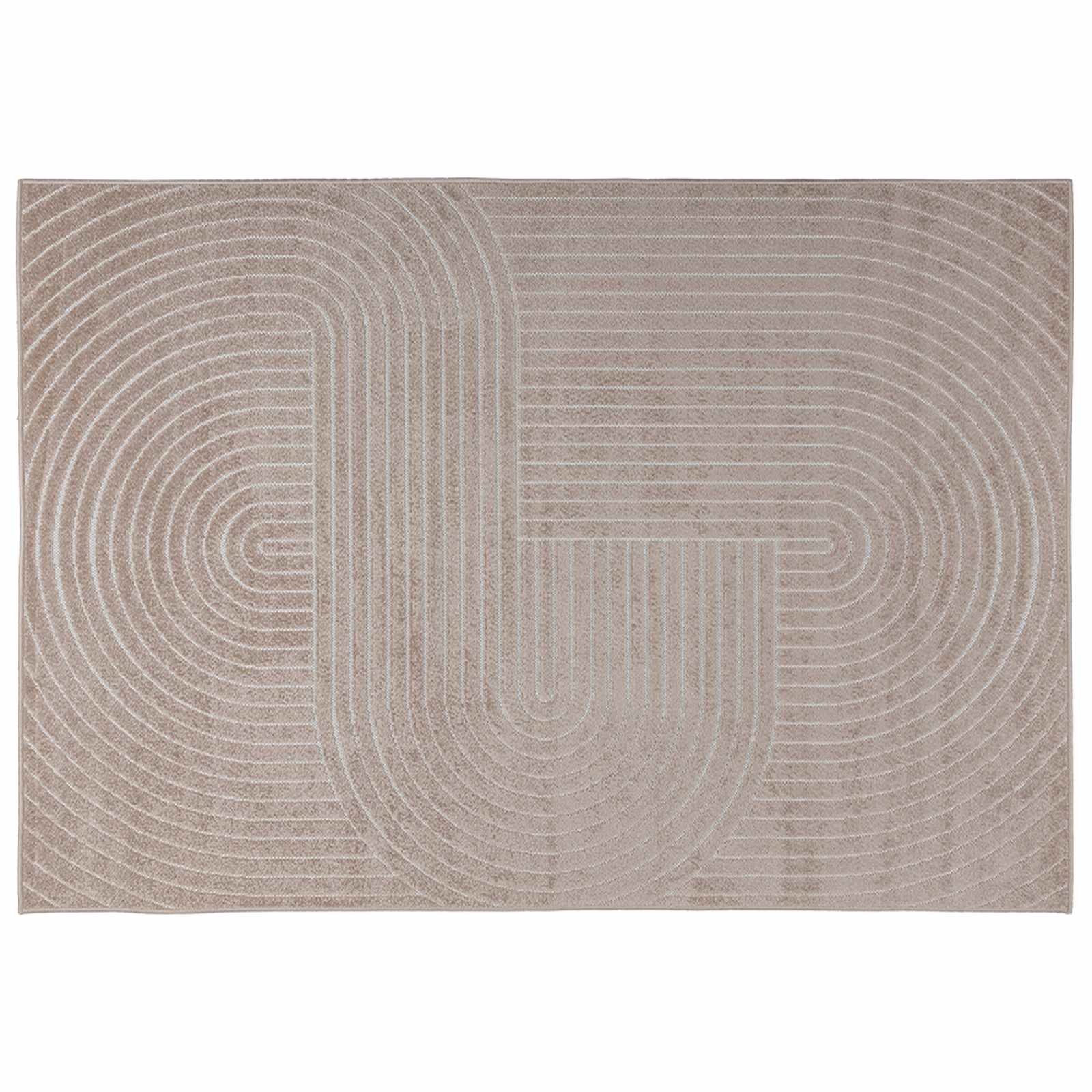 vidaXL Dywany pokojowe PALMERAS Beżowy 170 x 120 cm Poliester