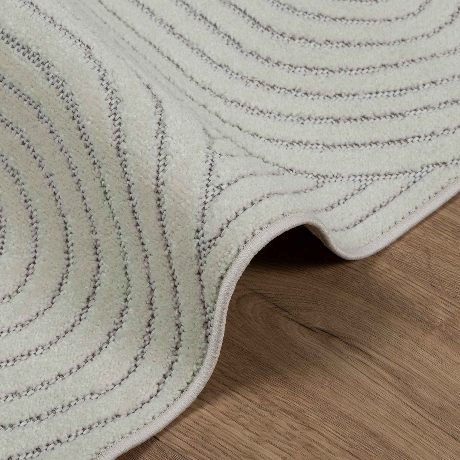vidaXL Dywany pokojowe Kwadrat PALMERAS Zielony 120 x 120 cm Poliester