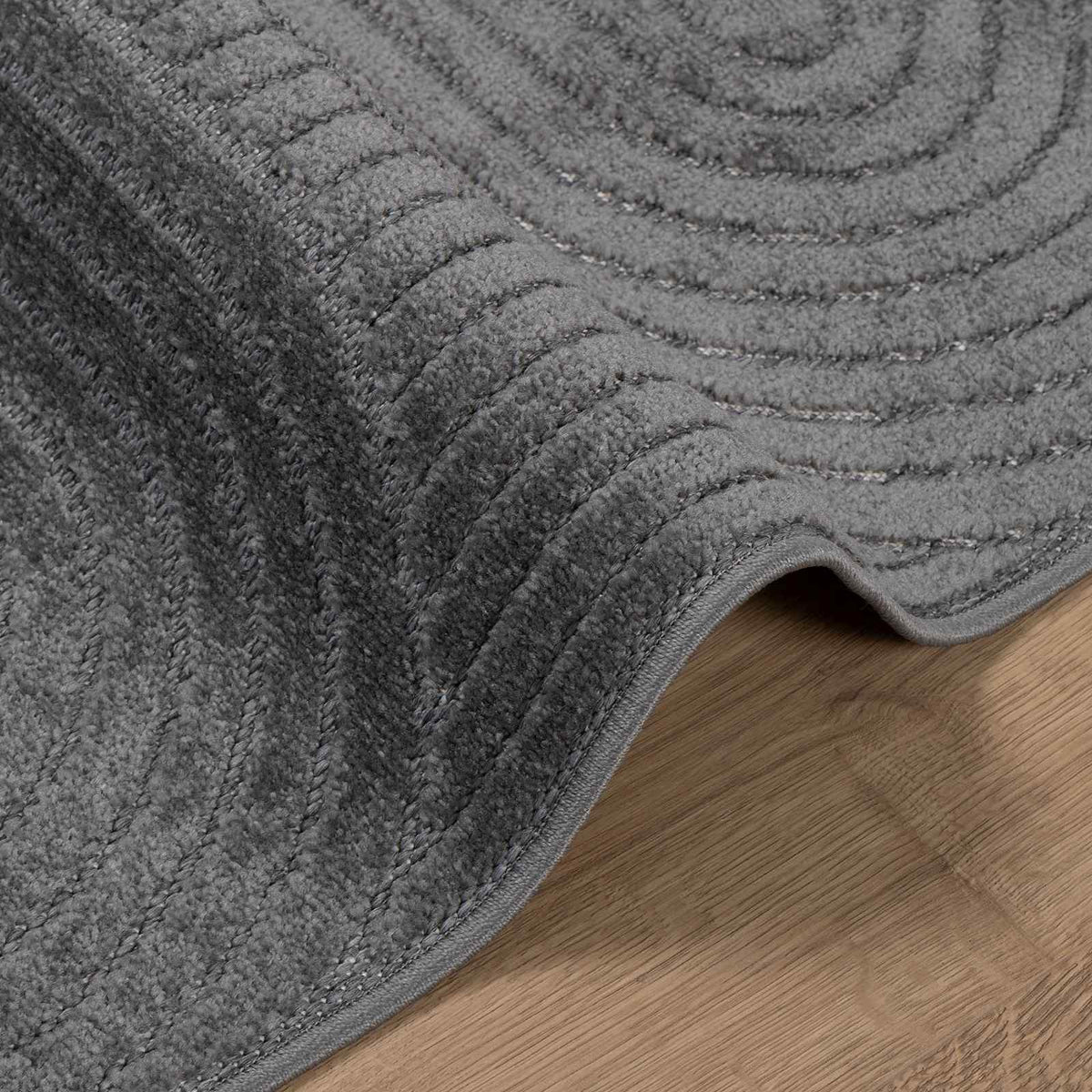 vidaXL Dywan wewnętrzny i zewnętrzny PALMERAS Antracyt 80 x 150 cm