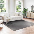 vidaXL Dywany pokojowe Kwadrat PALMERAS Antracyt 240 x 240 cm