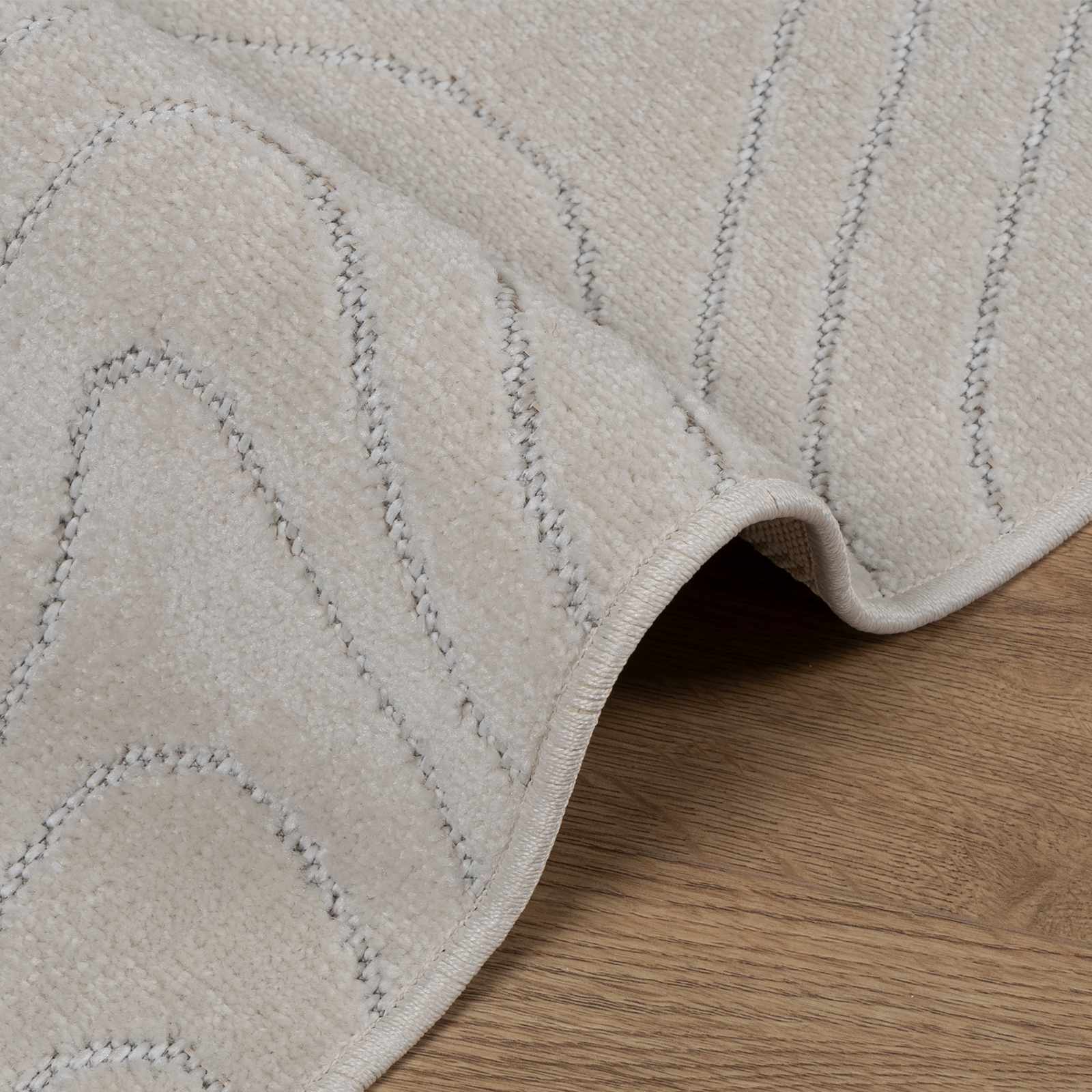 vidaXL Dywany pokojowe PALMERAS Kremowy 200 x 140 cm Poliester