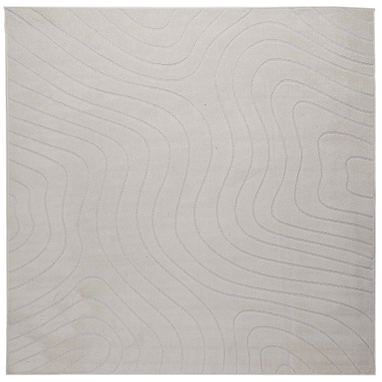 vidaXL Dywany pokojowe Kwadrat PALMERAS Kremowy 200 x 200 cm Poliester