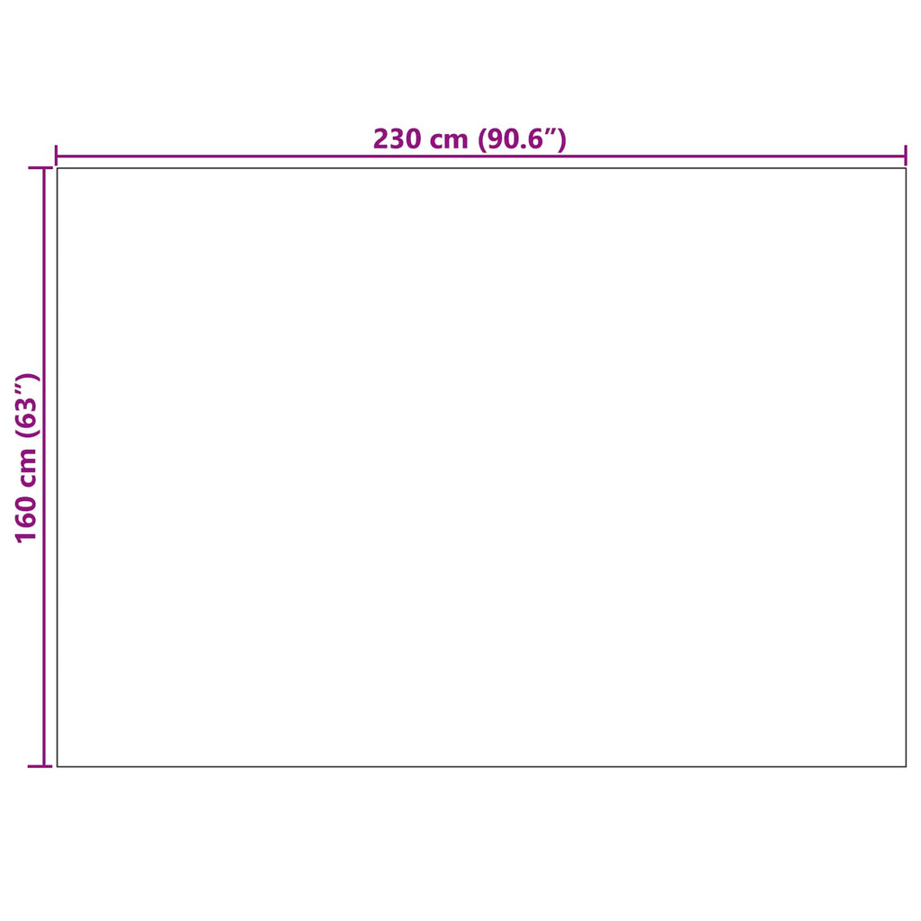 vidaXL Dywany pokojowe PALMERAS Beżowy 160 x 230 cm Poliester