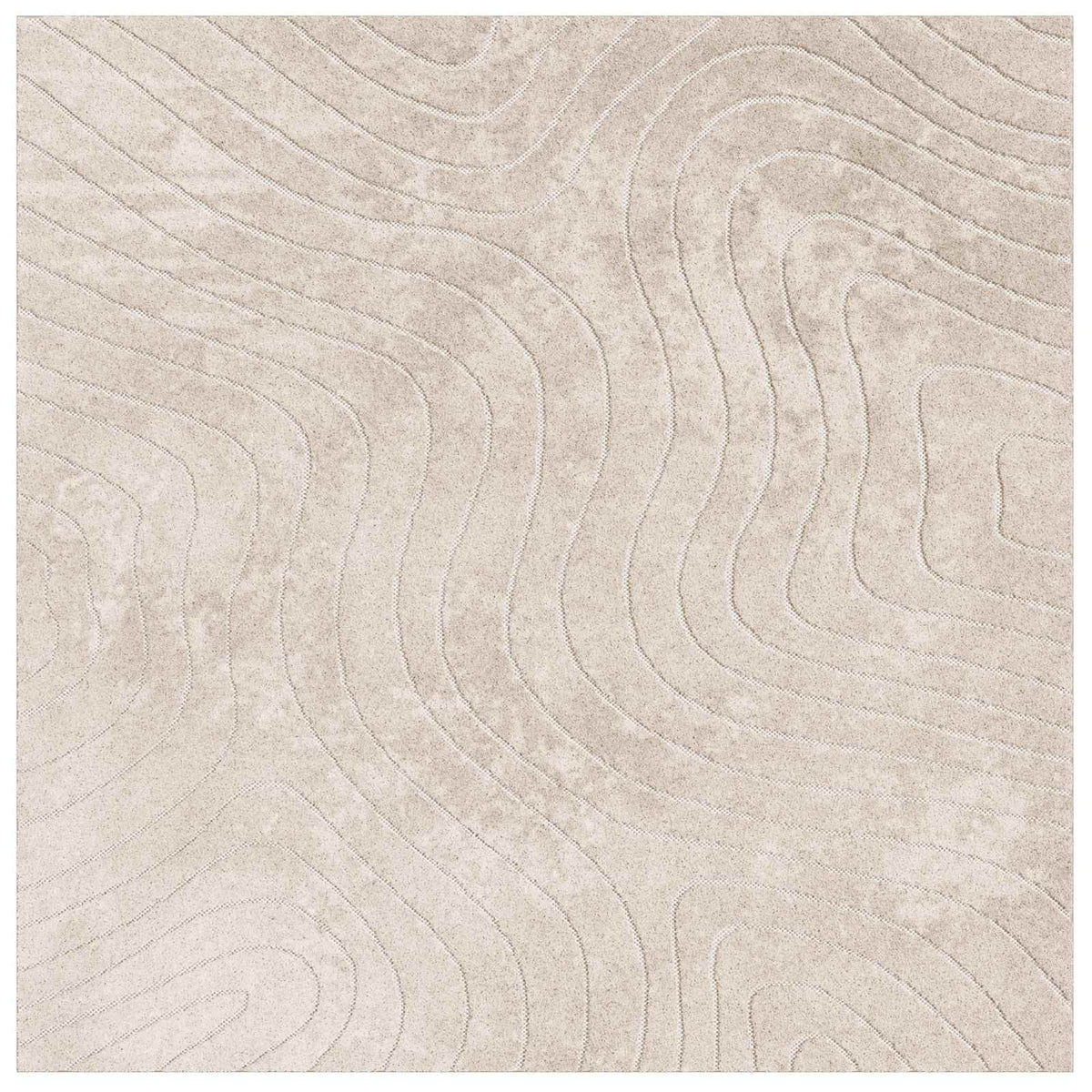 vidaXL Dywan wewnętrzny i zewnętrzny PALMERAS Beżowy 240 x 240 cm