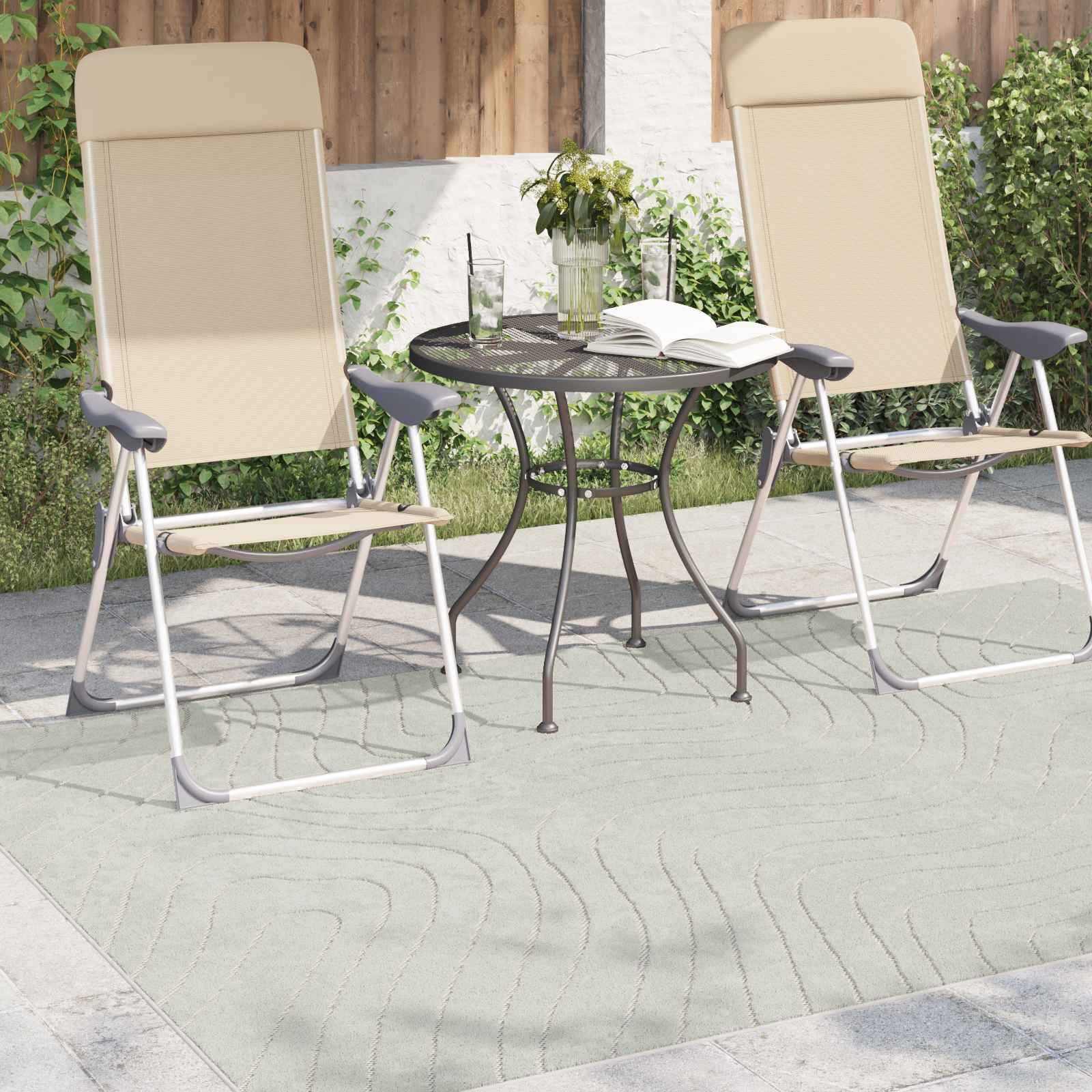 vidaXL Dywany pokojowe PALMERAS Zielony 120 x 170 cm Poliester