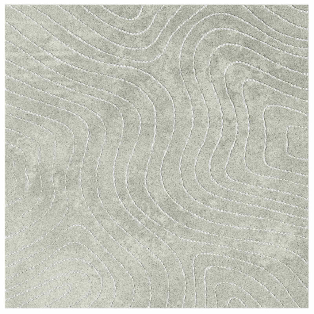 vidaXL Dywany pokojowe Kwadrat PALMERAS Zielony 240 x 240 cm Poliester