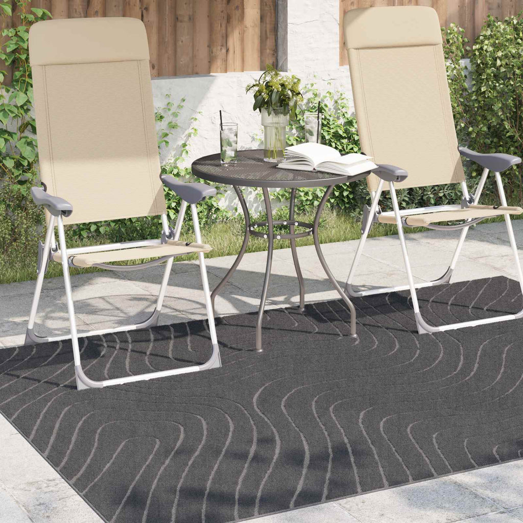 vidaXL Dywany pokojowe PALMERAS Antracyt 200 x 140 cm Poliester