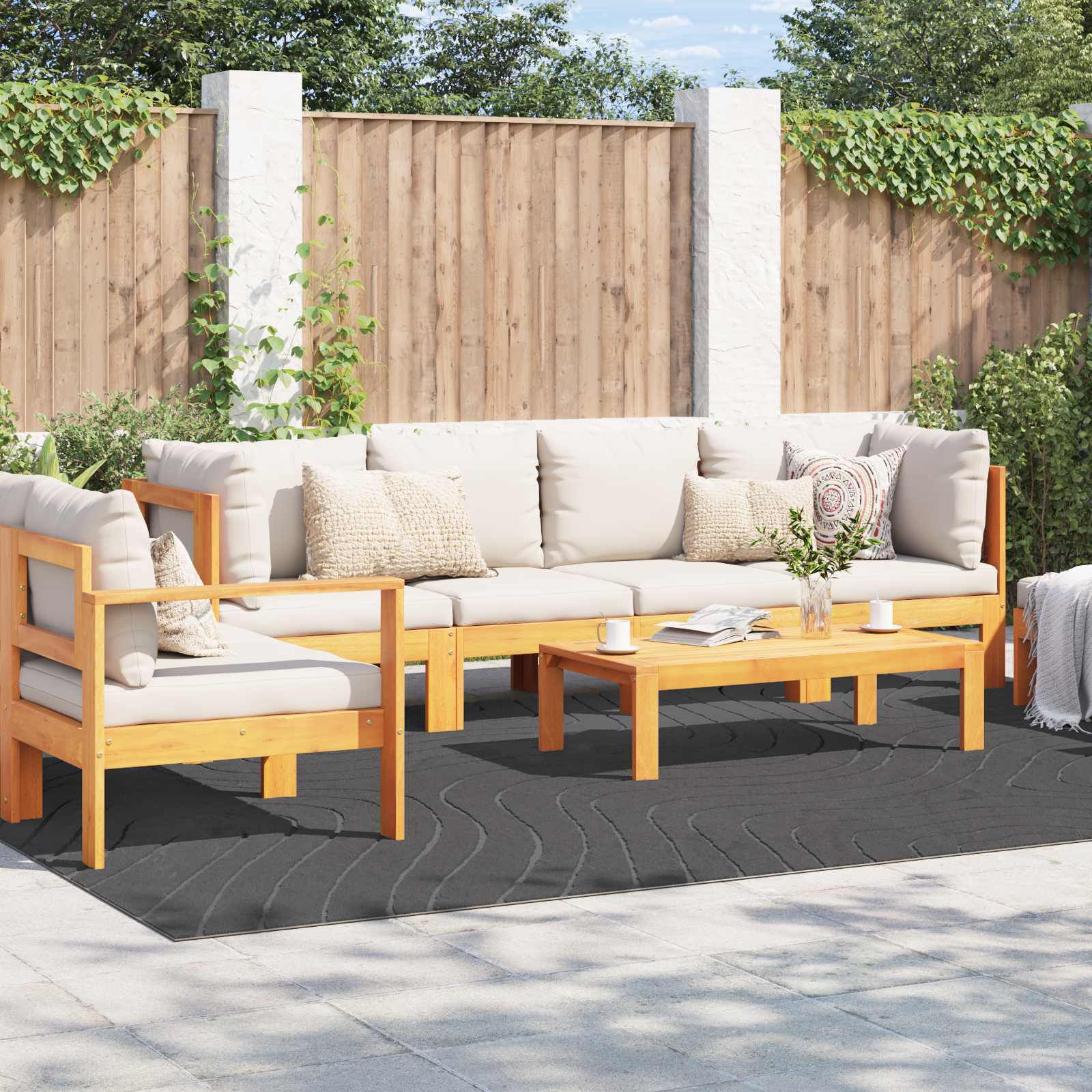 vidaXL Dywany pokojowe PALMERAS Antracyt 280 x 200 cm Poliester