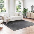 vidaXL Dywany pokojowe Kwadrat PALMERAS Antracyt 240 x 240 cm