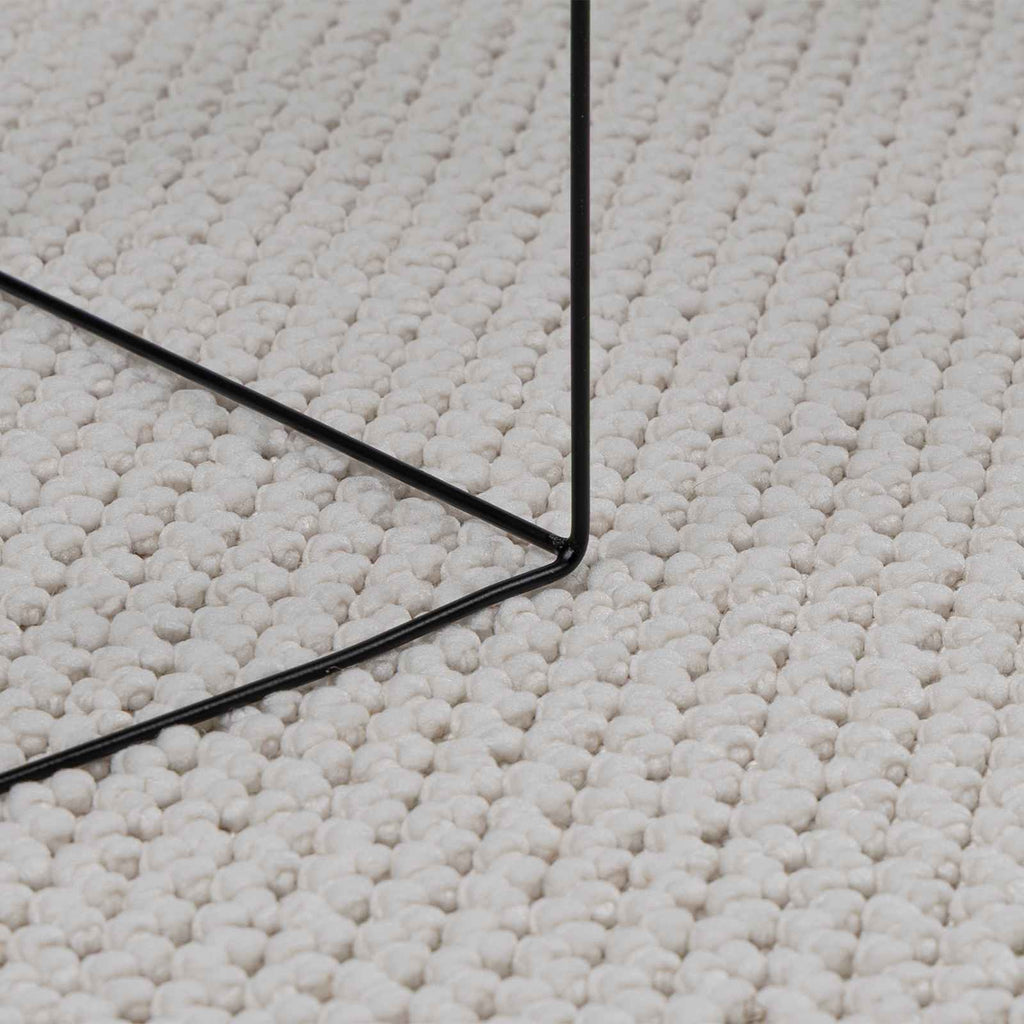 vidaXL Dywany pokojowe Prostokątny LUGO Kremowy 150 x 80 cm Poliester