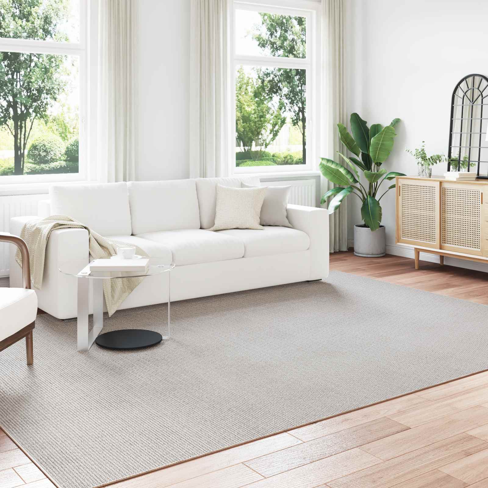 vidaXL Dywany pokojowe Prostokątny LUGO Kremowy 340 x 240 cm Poliester