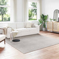 vidaXL Dywany pokojowe Kwadrat LUGO Kremowy 240 x 240 cm Poliester