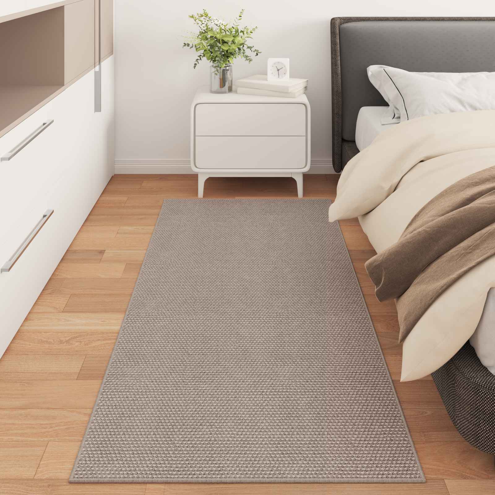 vidaXL Dywany pokojowe LUGO Ciemnoszary 80 x 150 cm Poliester