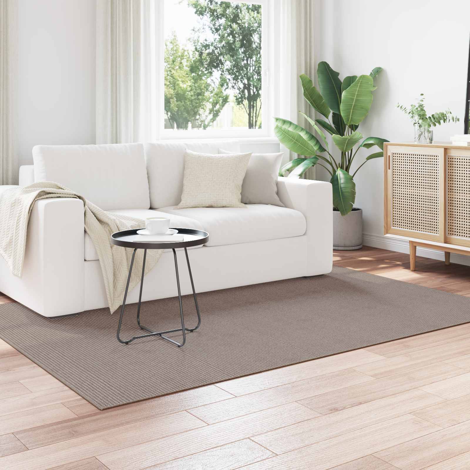 vidaXL Dywany pokojowe LUGO Ciemnoszary 120 x 170 cm Poliester