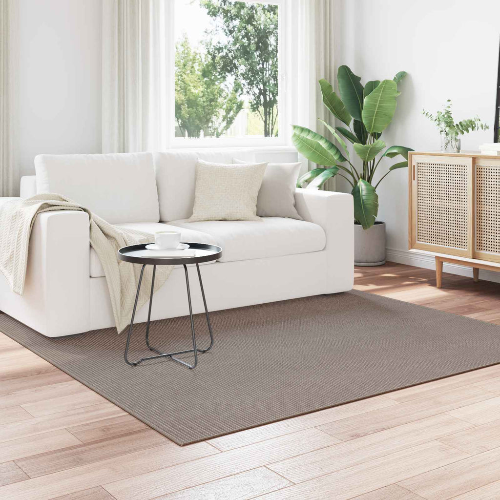 vidaXL Dywany pokojowe Kwadrat LUGO Ciemnoszary 120 x 120 cm Poliester