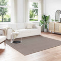 vidaXL Dywany pokojowe Kwadrat LUGO Ciemnoszary 240 x 240 cm Poliester