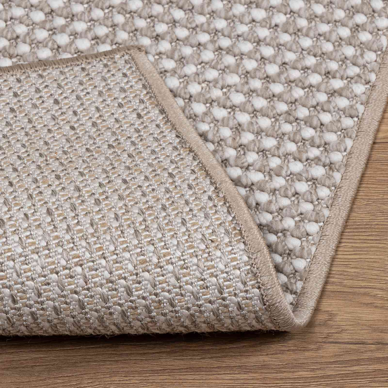 vidaXL Dywany pokojowe LUGO Kremowy i Taupe 240 x 240 cm Poliester